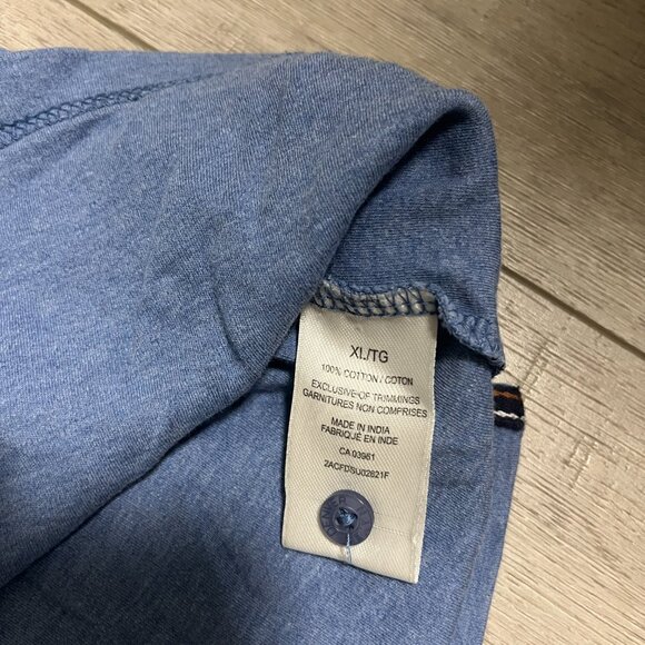 Denver Hayes XL Light Blue Stretch Polo Shirt - Modern Fit - Picture 4 of 5